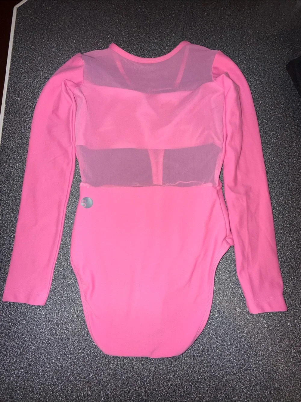 Five the Label Dancewear Longsleeve Pink Leotard Size Youth Large